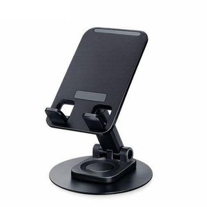 Aluminum folding phone stand, tablet stand,Metal rotating phone holder