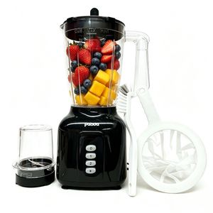 Panda Electric Juice Blender 1.75L 2In 1 Multi-function Fruit Mixer with Grinder,Black