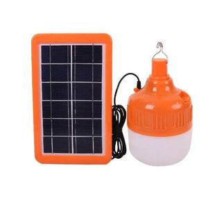 80W Outdoor Solar Light with Solar Panel – Orange (Emergency & Security Lighting)