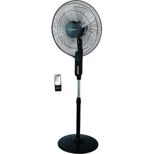 Sonashi 16 Inch Stand Fan With Remote Control And Timer-Black