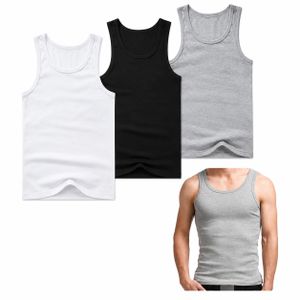 3 Pack Men's Vest Pure Cotton - Multicolor
