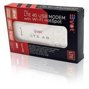 BVOT 3 in1 LTE 4G USB Modem With Wifi HotSpot- White