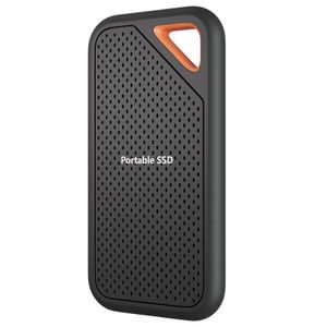 2TB External SSD - USB 3.1, Portable, Black
