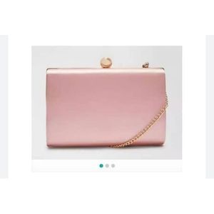 Blush pink clutch bag dorothy perkins shop