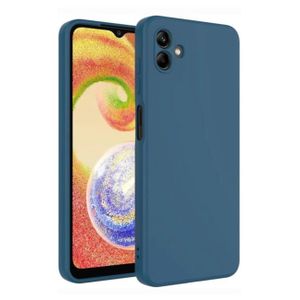 Silicone Soft Back Cover Case for Samsung Galaxy A04 blue 