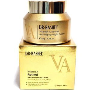 DR Rashel Vitamin A Retinol Anti - Aging Night Cream, Lifting And Firming Skin, Reduce Fine Lines & Wrinkles