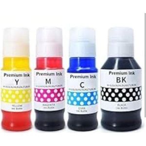 Canon 70ml Set Of 4 Bottles Ink For G1 Series Working for Printers like PIXMA G1000, G1010 PIXMA G2000, G2002, G2010 PIXMA G3000, G3010 PIXMA G4000, G4010 PIXMA G1220, G2260, G3260 PIXMA G1400, G2400, G3400, G3410, G3420 G3411, G3415-Black, cyan,magenta,yellow