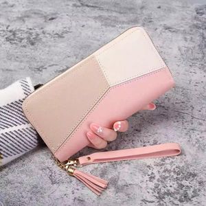 Zipper Wallets Womens Long Purses Handbags Coin Purse Cards Holder PU Leather Billfold Wallet