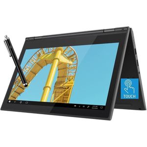 Lenovo Refurbished 300e X360 11.6" Touchscreen Convertible 2 in 1  Intel Qaudcore Processor 192GB SSD, 4GB RAM USB Type-C Charger-(Grade-A)