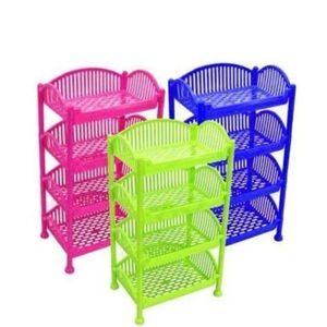 1 - Plastic Eazy Trolley 4 Layers For Home & Kitchen 