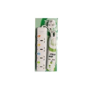 G & T 4 Way  Universal Heavy Duty Extension Cable - White