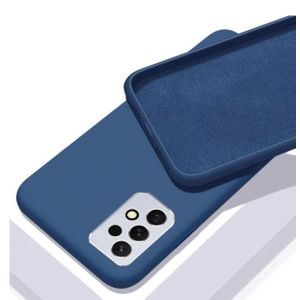 Samsung A52/A52s 5G Back Cover Case Full Protective Shock Proof Liquid Silicone Case Back Cover for Samsung Galaxy A52/A52s 5G (Blue)