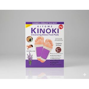 KIYOME KINOKI Cleansing Detox Foot Pads (Lavender Version)
