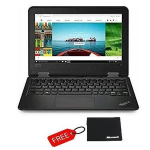 Lenovo Refurbished ThinkPad 11e 8GBRAM 128GB SSD 11.6" Plus Free Mouse-Pad-Black (Grade A)