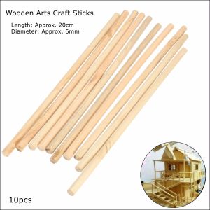 50pcs Wooden Dowel Rods Unfinished Wood Dowels, Solid Hardwood Sticks For  Crafting, Macrame, Diy 