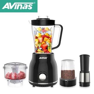 Avinas 4 IN 1 Multi-function Electric Blender Juicer Fruit Mixer Powerful Hand Held Stainless Steel Grinder