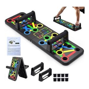 Foldable Push Up Board Multifunctional Body Exercise Stand Slimming Gym Training 