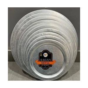 12Pieces Adozen  Of Saucepans Washed Silver Aluminum Tope Covers