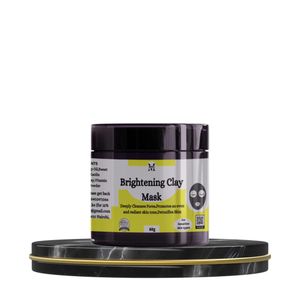 Mekis Brightening Clay Mask With Rosehip & Sweet Almond - Deeply Cleanses Pores, Boost your natural glow,absorb excess oils and impurities