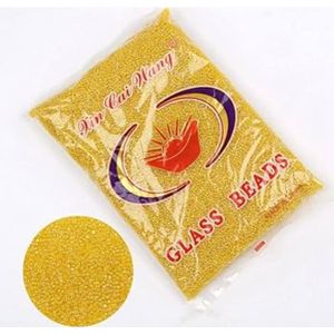 Original Non Fading Yellow Glass beads-(Obutiiti/Waist Beads) - 500g