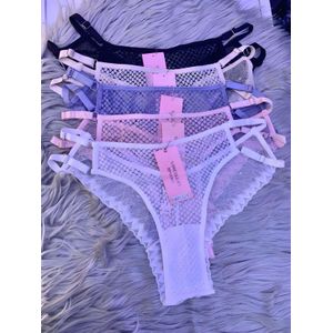 Generic Xim Ladies Netted Nice Underwear  -  White, Pink, Blue, Cream, Black