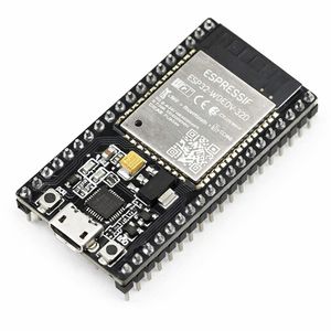 Dualcore 520kB SRAM ESP32 ESP-32-WROOM WiFi , Bluetooth, 4MB FLASH Board (Black)