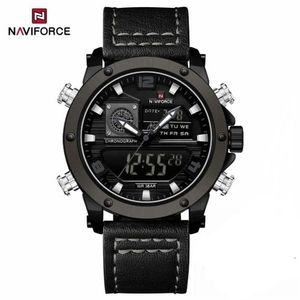 Shop Waterproof Dated Analog And Digital Watch Black Jumia Uganda