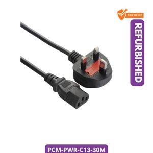 Universal IEC C13 Power Cable 3.0m Standard Desktop Computer Brand New