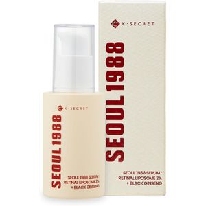 K - SECRET  Retinal Serum: 2% Retinal Liposome Black Ginseng Niacinamide Bakuchiol Vitamin C & 3 Peptides for Wrinkle Care Anti Aging