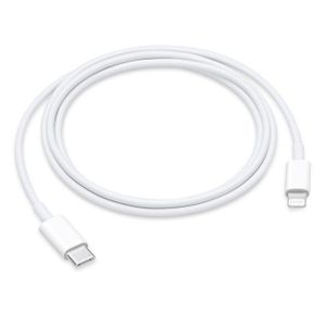USB Type-C to iPhone 20W Fast Charge Cable - White