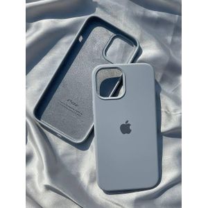 Silicon   Grey  Pure Silicone Phone Case for iPhone 11 , iPhone 12 , iPhone 12 Pro, iPhone 13 , iPhone 13 Pro , iPhone 14 , iPhone 14 Plus, iPhone 14 Pro Max 