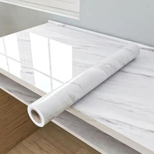 Other Marble White Self adhesive wallpaper Roll ( 5m*0.5m)