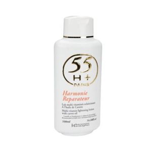 55H+ Harmonie Reparateur Multi-vitamin  Strong Lotion with carrot Oil Clearsdark spots, hyperpigmentation,   Even Skin Tone,Brightens-500ml