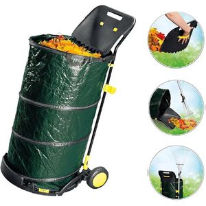 150L Leaf Picker Laundry Basket – Multi-Purpose Storage Basket with Wheels