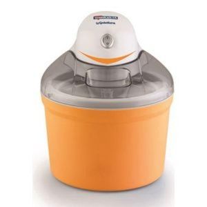 Ice Cream Maker Machine Termozeta La Gelatiera, Orange.