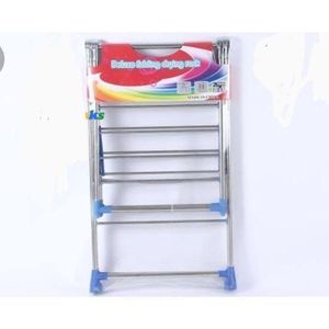 Deluxe Stainless Steel Clothes Drying Rack - Silver,Blue
