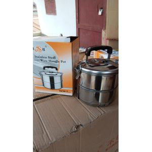 2-layer stainless steel food carrier or lunch box