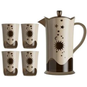 water jug set unbreakable melamine with glasses