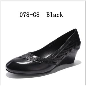 Other Black Textured Panel Low Wedge Pump
