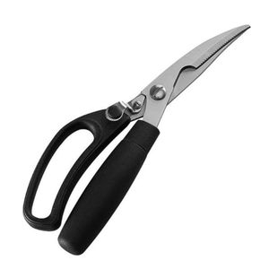 Stainless Steel Kitchen Scissors - Black, Silver