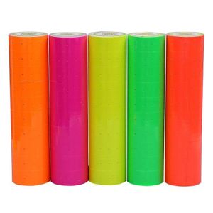 2pcs  Rolls self-adhesive price gun label rolls. Multi color .