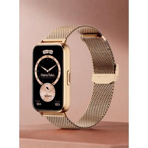 Haino teko Germany HainoTeko 28 Mini Waterproof Design Smart Watch with AMOLED Display Bluetooth Calling Heart Rate & Fitness Tracking 3 Pair Straps and Charging Cable Designed for Ladies and Gents