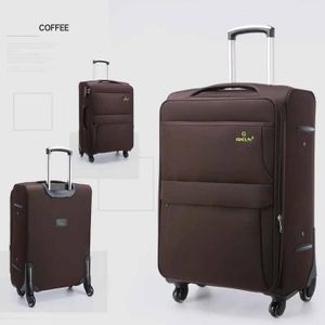 Large Size Suitcase With Cloth Material And Durable With 4 Wheels It Has A Strong Material 