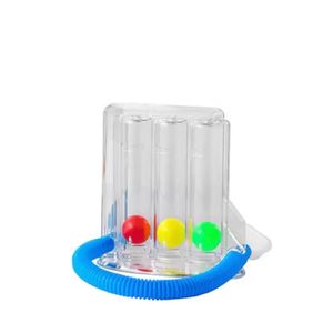 SPIROMETER BREATHING TRAINER- WHITE AND BLUE 