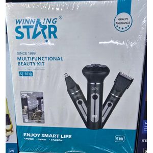 WINNING STAR 3 In 1 Multi-functional Grooming Kit - Black