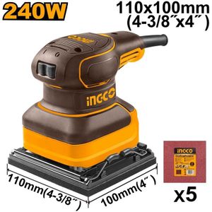 INGCO PALM SANDER 240W 110X100MM BASE