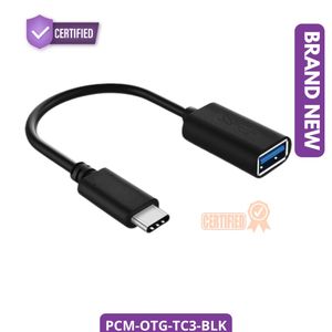 Universal USB Type-C to USB 3.0 OTG Adapter Brand New Black PCM-OTG-TC3-BLK