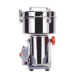Commercial-grade, swing-type high-speed electric grain mill and spice grinder