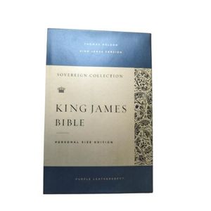 King James Version KJV Sovereign Collection Bible Personal Thumb Indexed BRAND NEW in Shrink Wrap - Multicolor 