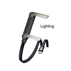 2-in-1 Invisible Holder Charger Cable with Stand, 240W Super Fast Charging Cord with Built-in Folding Phone Stand, 5ft Type-C Cable for iPhone Smartphones Gaming Office